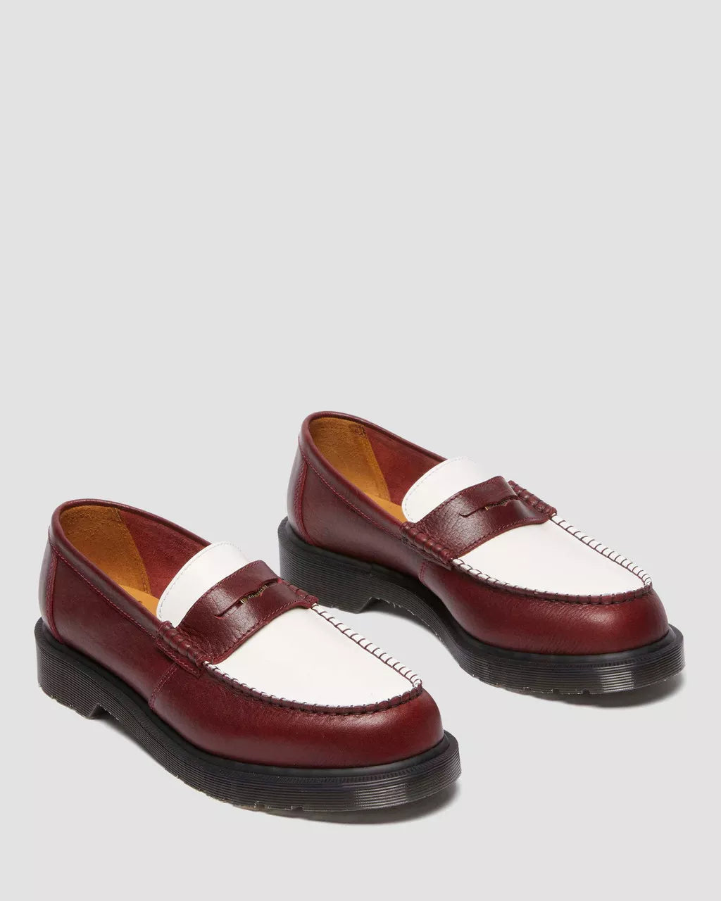 Stylish Penton Two-Tone Smooth Loafers for Men & Women - Comfortable Slip-On Shoes for Casual Wear, Office & Travel