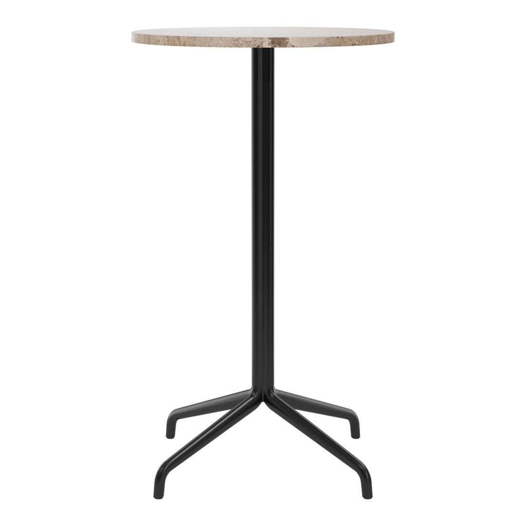Stylish Harbour Column Bar Table with Round Star Base - Perfect for Home Bars, Restaurants & Outdoor Patios
