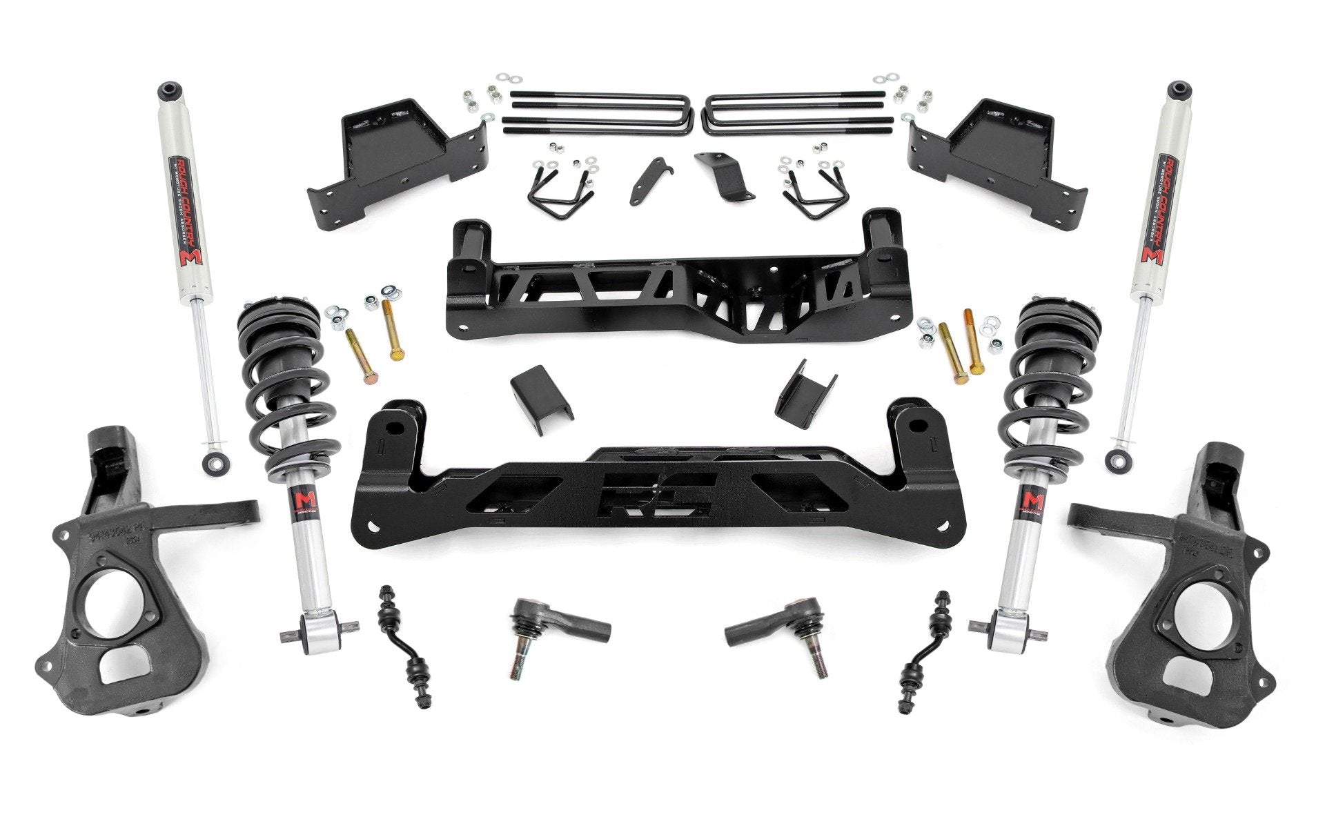 7 Inch Lift Kit for Chevy/GMC 1500 (2014-2018 & Classic) - Heavy Duty Cast Steel with M1 Struts | Off-Roading & Truck Customization | Part #23740