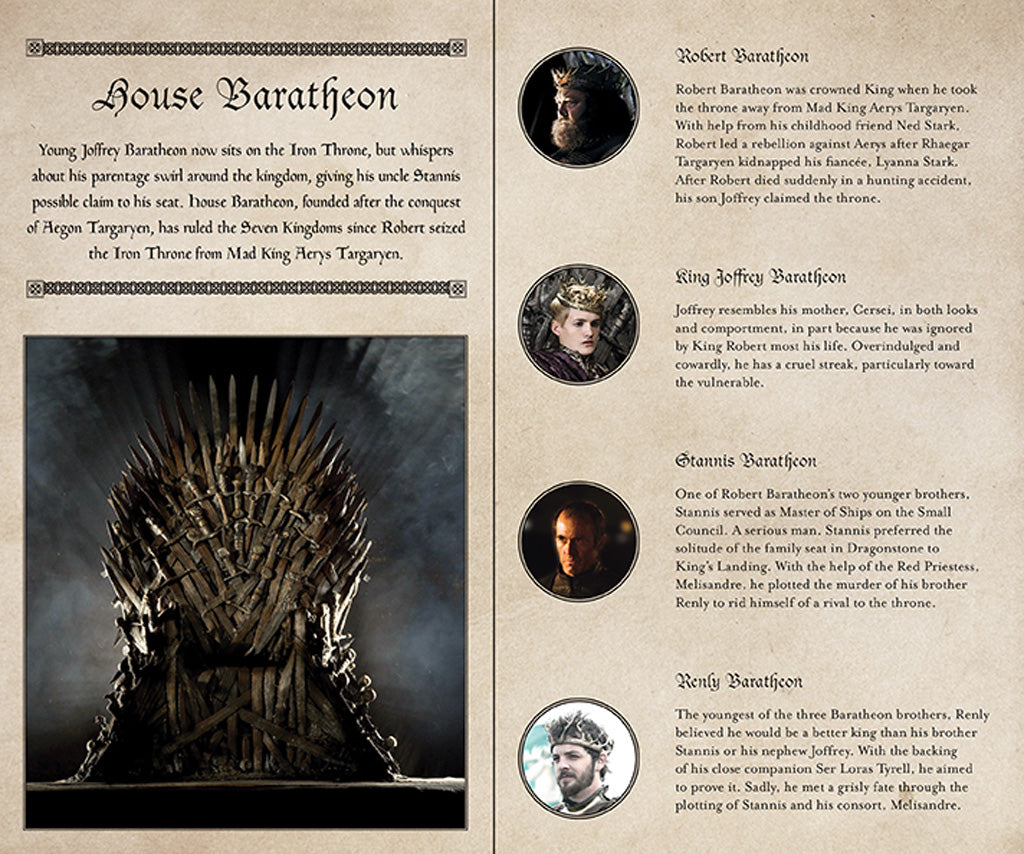 Game of Thrones House Baratheon Hardcover Ruled Journal - Large Lined Notebook for Writing, Sketching & Collecting - Perfect for Fans, Gift Ideas & Fantasy Enthusiasts