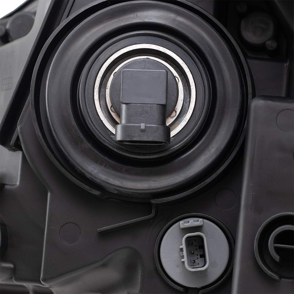 Brock Replacement Passenger Halogen Headlight for 2016-2017 Honda Accord Sedan - Perfect for Night Driving & Enhanced Visibility
