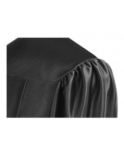 Shiny Black Bachelor's Graduation Gown - Premium College & University Graduation Robe for Commencement Ceremonies, Academic Events & Photo Shoots