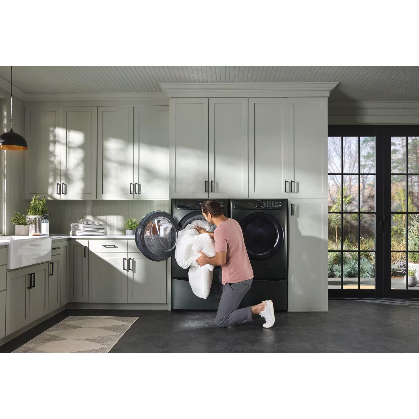 Electrolux ELFW7738AA Front Load Washer - Energy Efficient, Large Capacity Laundry Machine for Home & Apartment Use