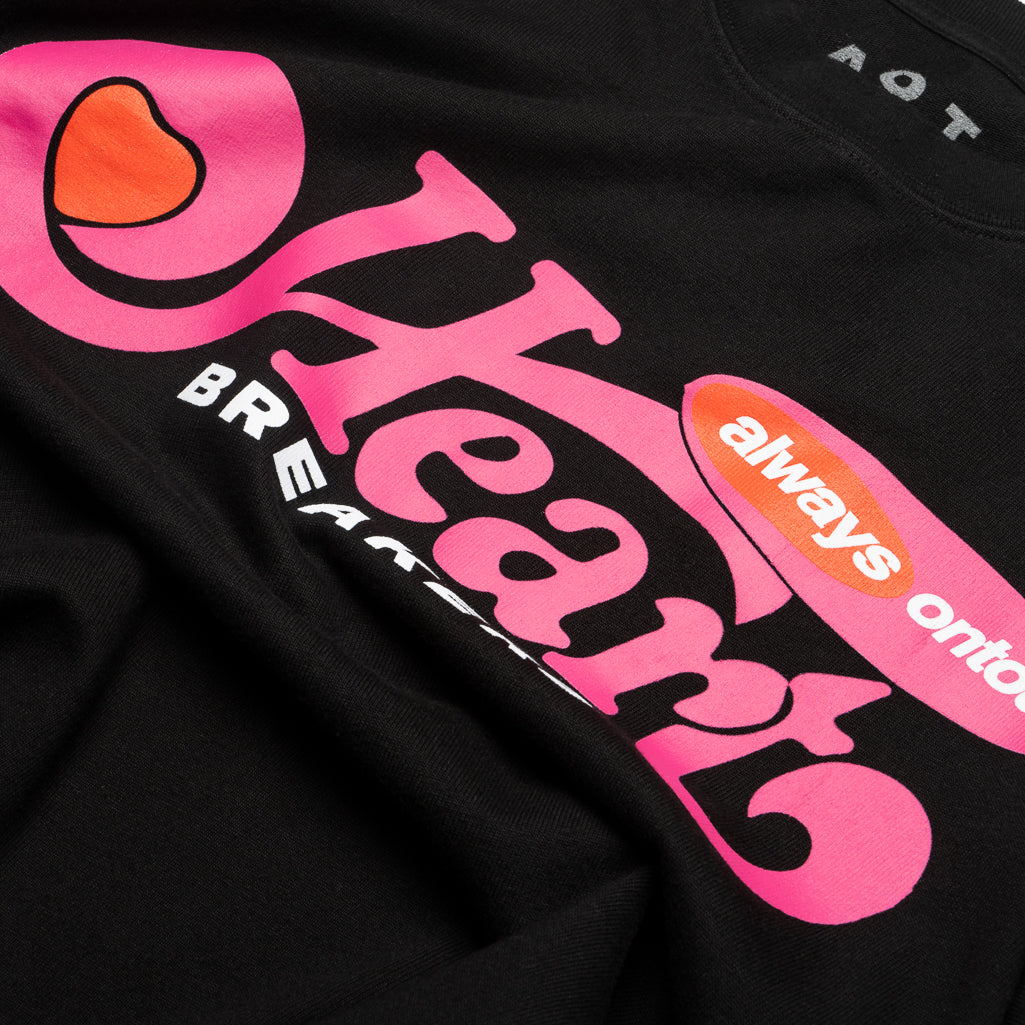 Always On Tour Heartbreakers Tee - Black Cotton T-Shirt for Concerts & Music Festivals | Band Tour Merchandise