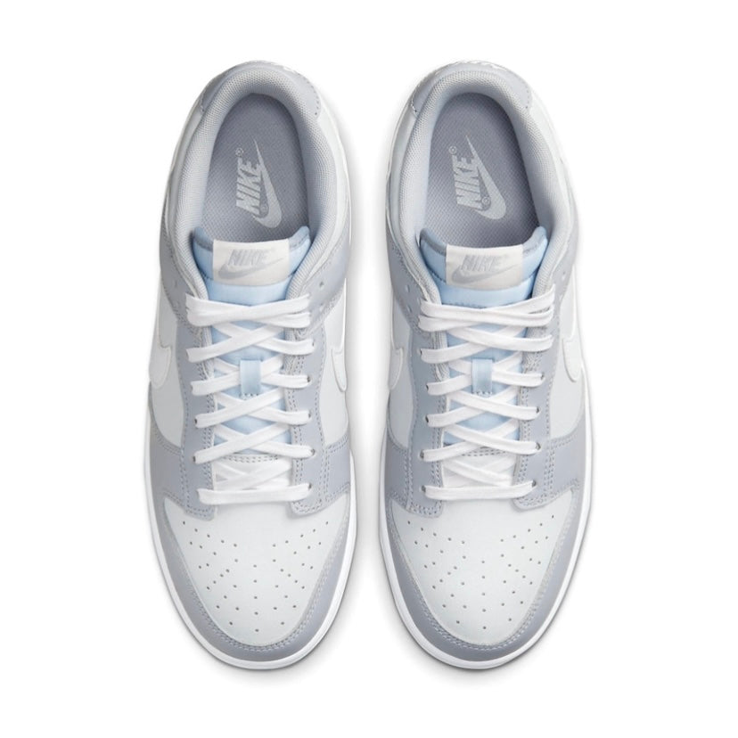 Nike Dunk Low Pure Platinum Grey White Sneakers - Men's & Women's Casual Shoes for Streetwear & Everyday Wear