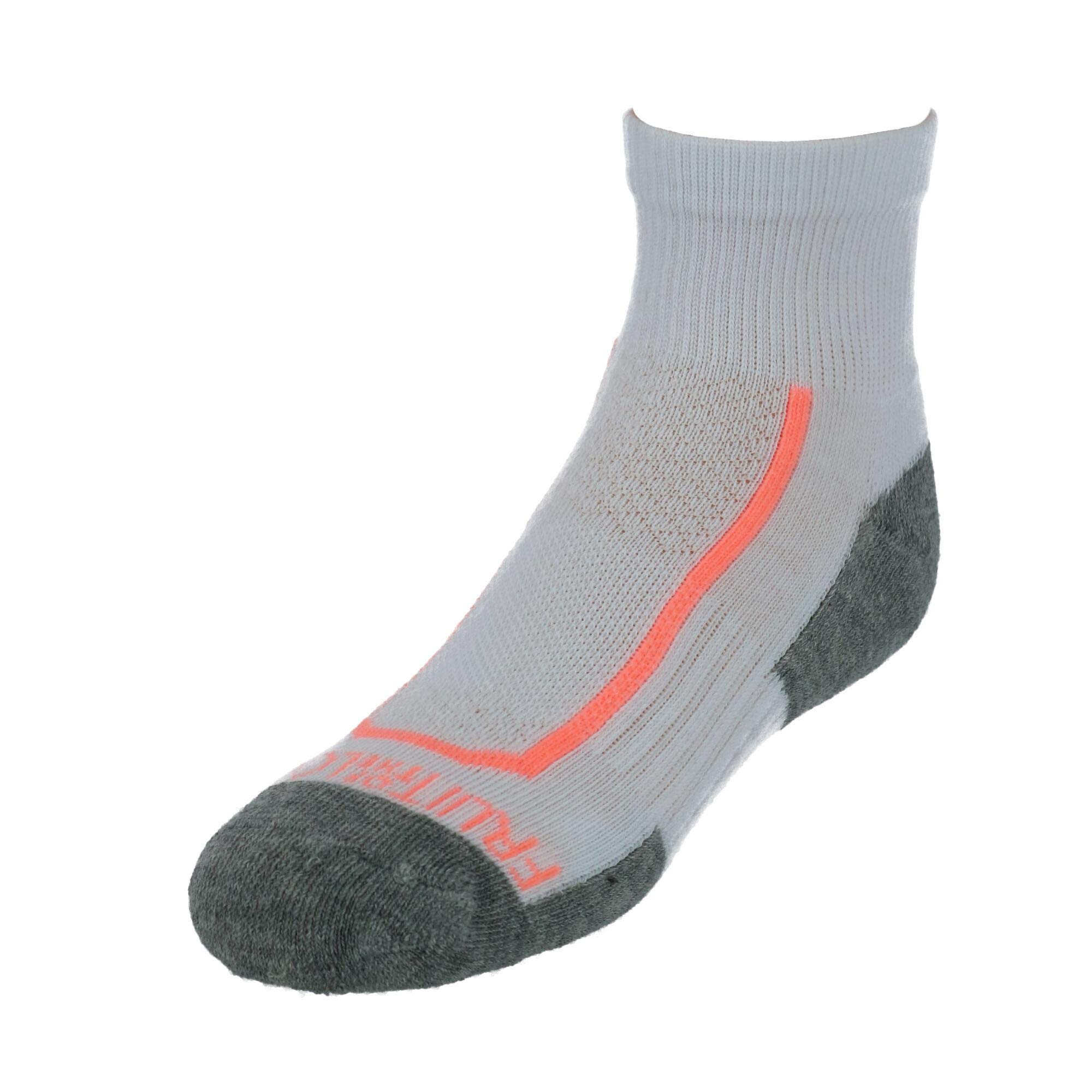 Fruit of the Loom Girls' Cushioned Ankle Socks 6-Pack - Soft Breathable Athletic Socks for Running, Sports & Everyday Wear