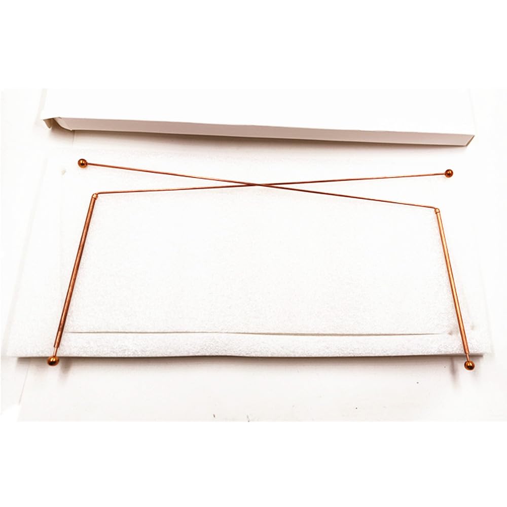 Spirit Hunter 99.9% Pure Copper Dowsing Rods - 2-Piece Divining Rod Set with Storage Bag - Professional Metal Detector for Gold, Water & Ghost Hunting - Perfect for Treasure Hunting, Paranormal Investigations & Outdoor Adventures