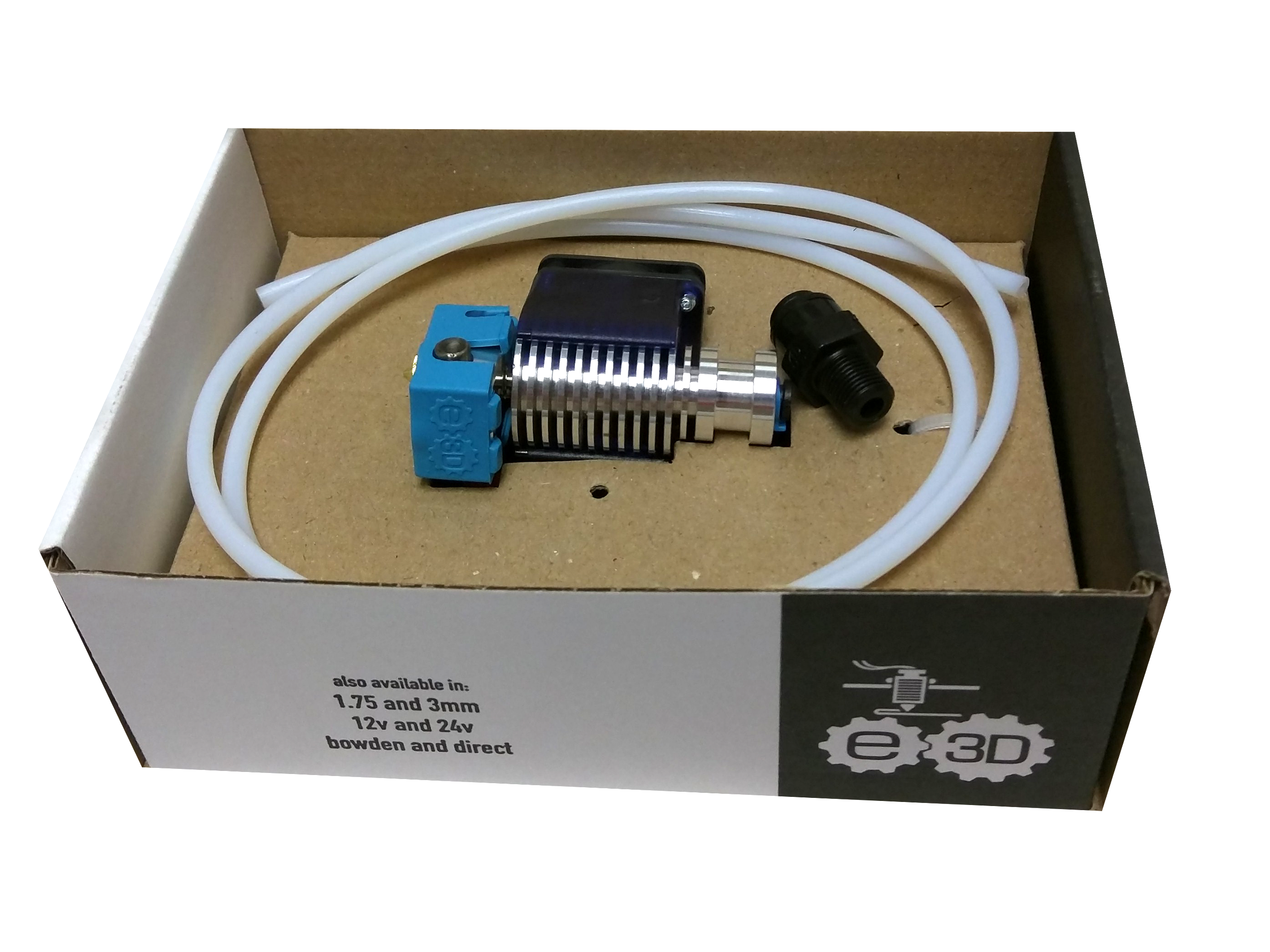 E3D V6 Bowden 1.75mm 3D Printer Hotend Kit - 12V/24V Pre-Assembled Extruder for PLA, ABS, PETG Filaments - Perfect for DIY 3D Printing Projects and Repairs