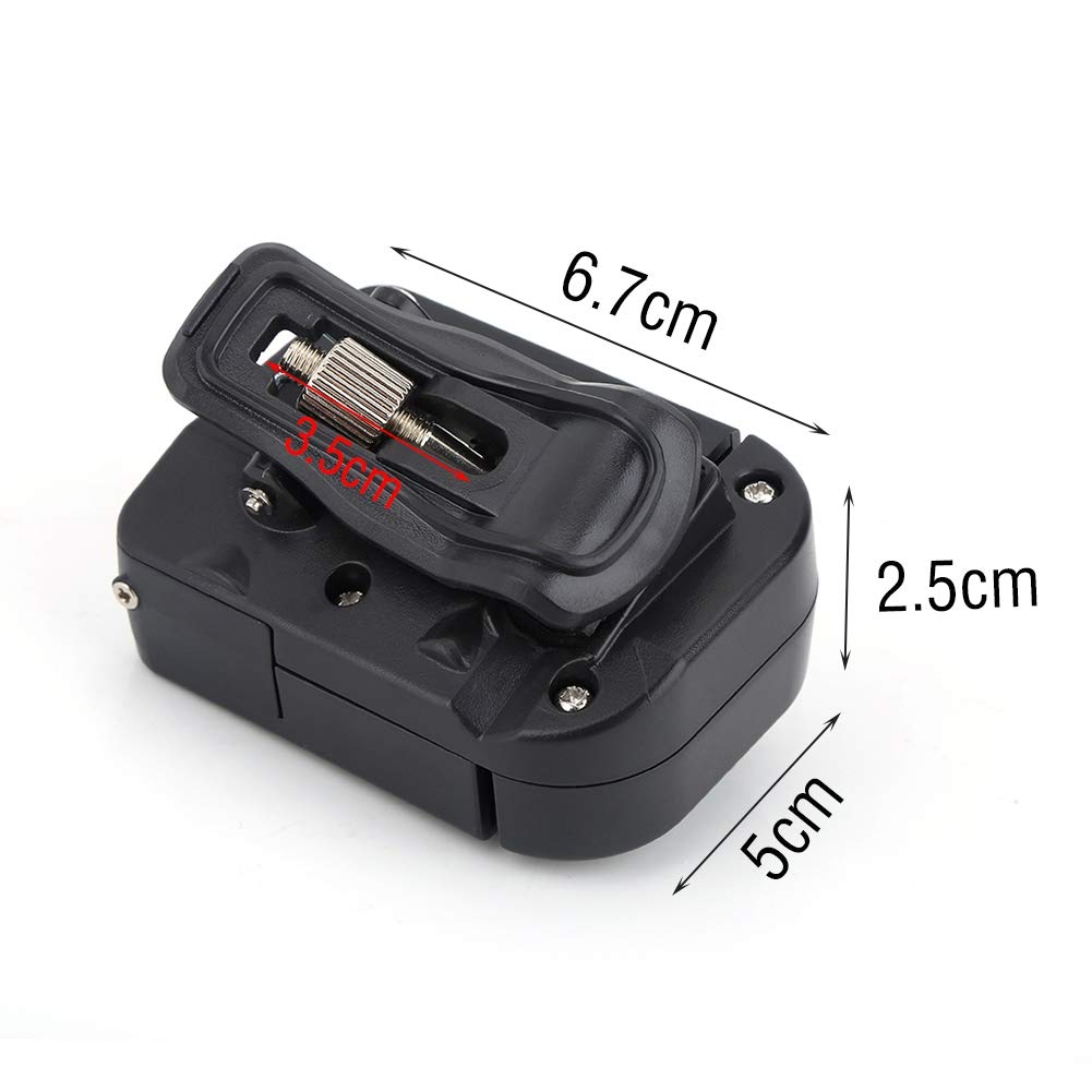 VGEBY Digital Fishing Line Meter Counter with Clip - Accurate Depth Finder for Spooling, Trolling & Jigging | Perfect for Saltwater & Freshwater Fishing