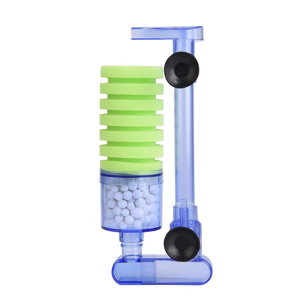 High-Quality Aquarium Sponge Filter - Oxygen Pump & Water Filter for Mini Fish Tanks | Ideal for Betta, Shrimp & Small Aquariums