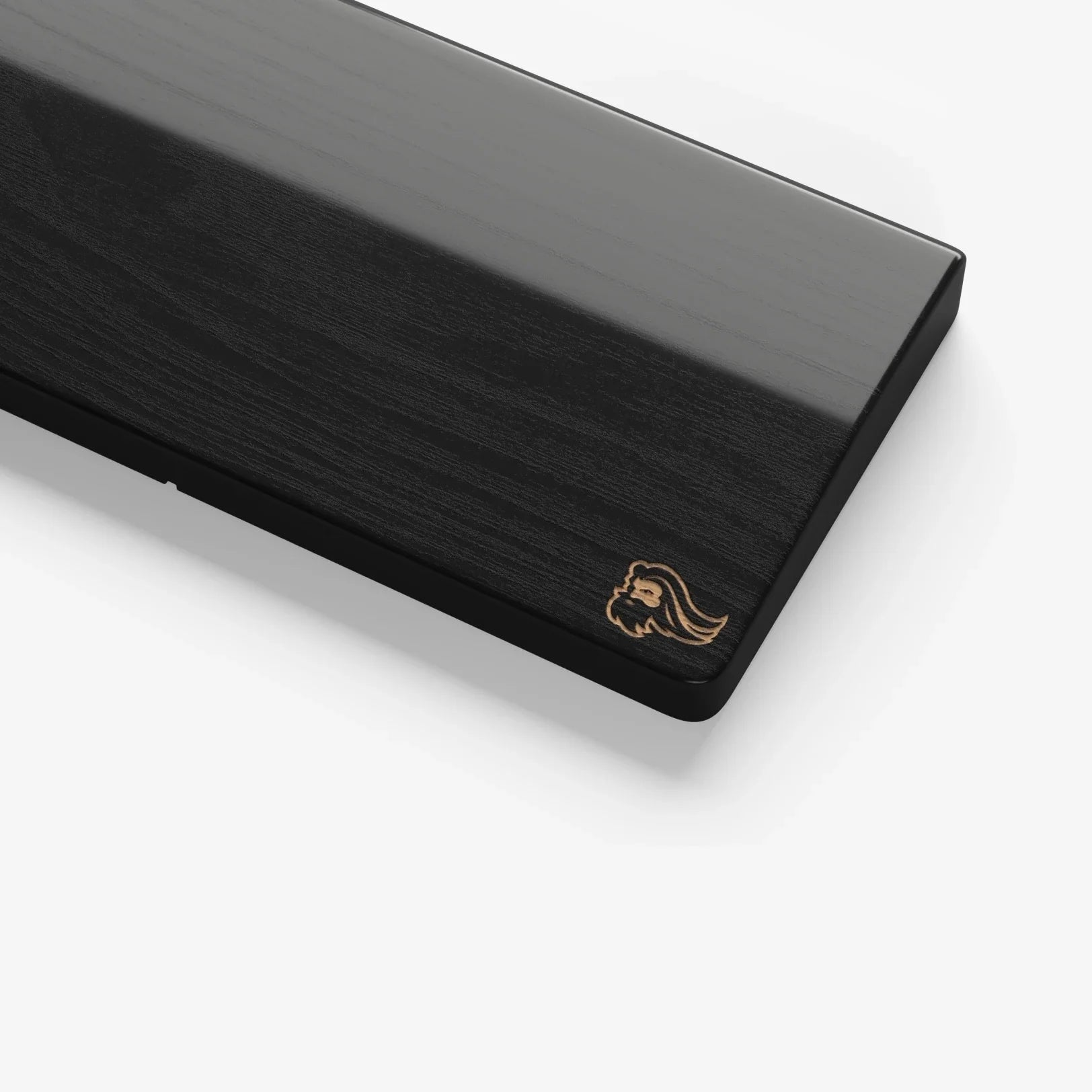 Premium Ergonomic Wooden Keyboard Wrist Rest - Comfortable & Durable Black Wood Support for Typing, Gaming & Office Work - Reduces Wrist Strain for Computer Users