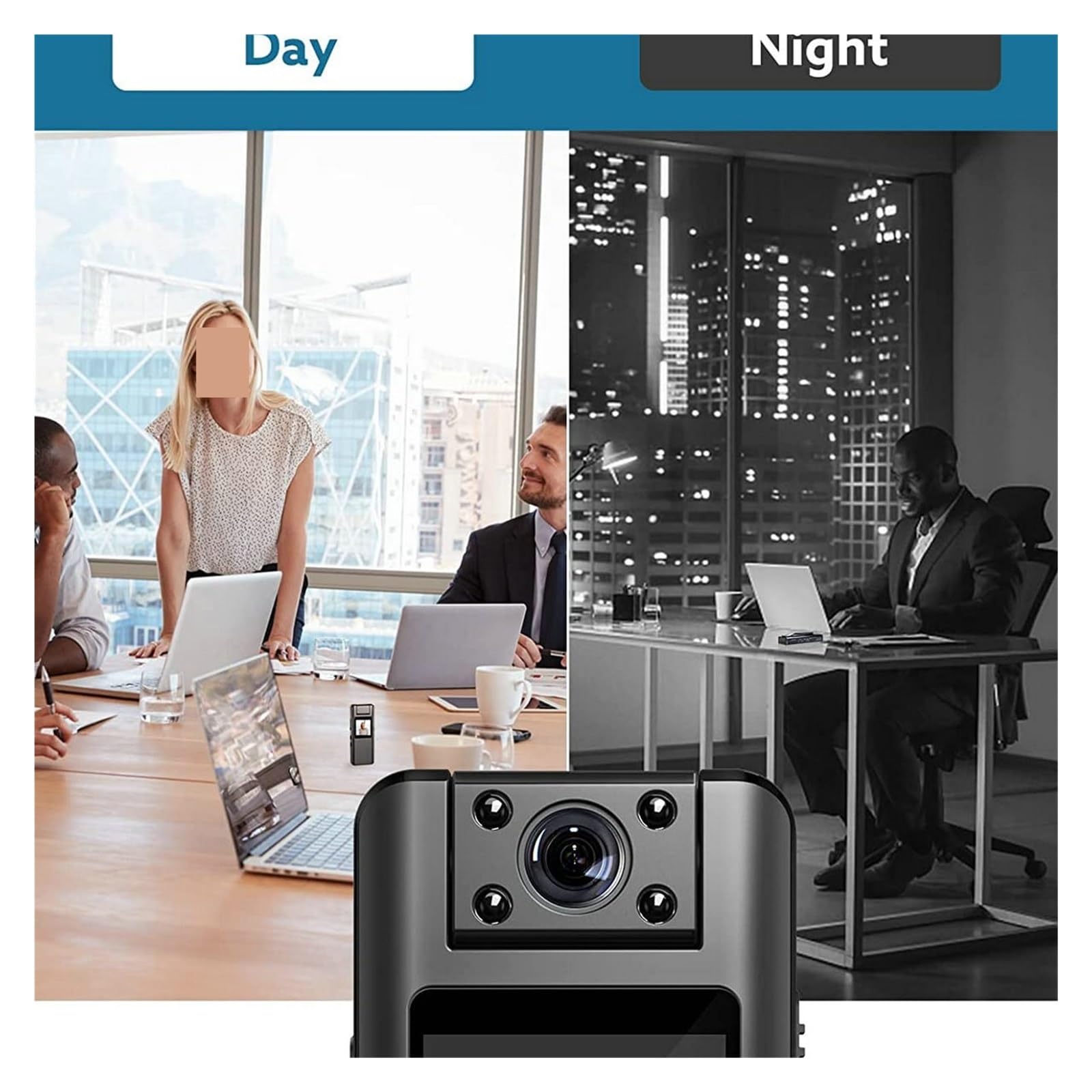4K Action Camera with 1080P Full HD, Night Vision & Motion Detection - 2200mAh Rechargeable Sports DV, Body Camera with LCD Screen - Perfect for Police, Cycling, Adventure & Outdoor Activities (Includes 32GB Memory Card)