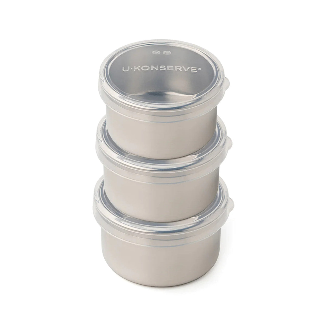 Fenigo 3-Pack Stainless Steel Dip Containers with Silicone Lids - Perfect for Party Snacks, Picnics & Food Storage | BPA-Free, Leak-Proof & Durable