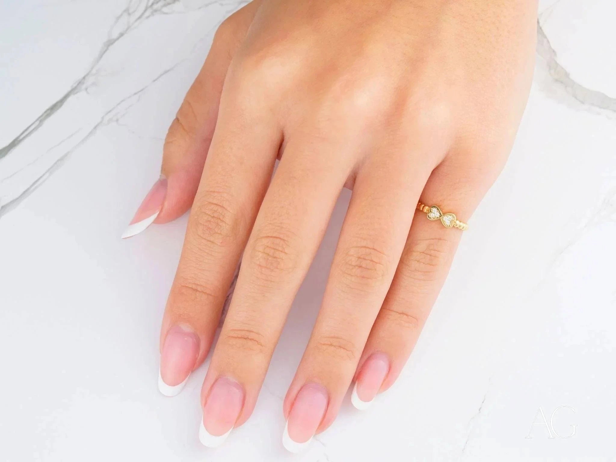 18K Yellow Gold Bow CZ Ring - Elegant Cubic Zirconia Jewelry for Women, Perfect for Weddings, Parties & Everyday Wear