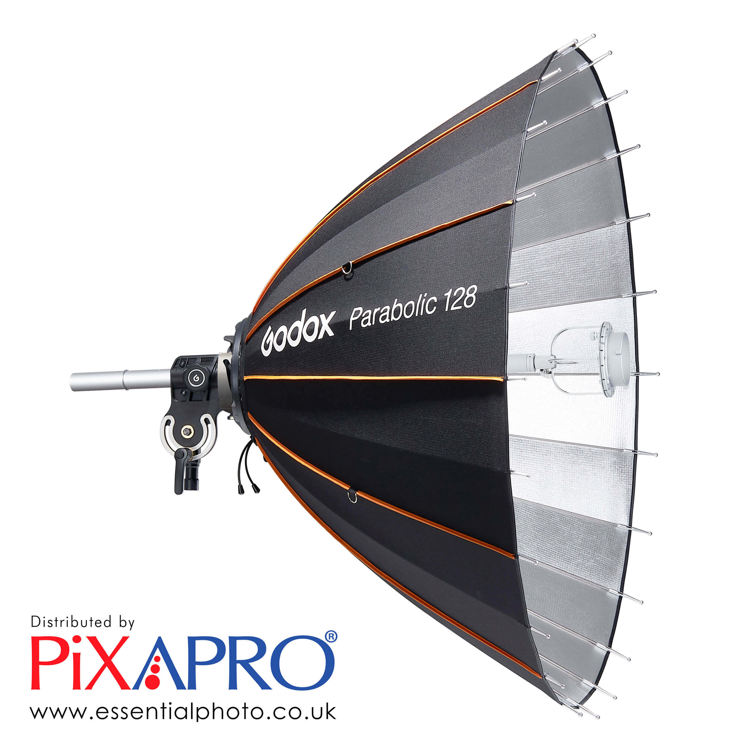 Parabolic128 P128 24-Facet High-Quality Reflector Complete Kit - Professional Photography & Stage Lighting Accessories for Studios and Live Events