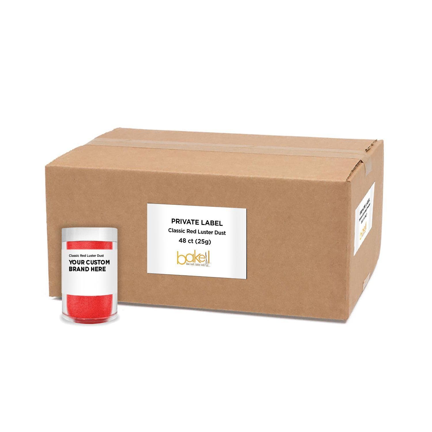 Premium Edible Classic Red Luster Dust for Cake Decorating - Food Grade Glitter Powder for Baking, Candy, Cookies & DIY Desserts - Perfect for Birthday Cakes, Cupcakes & Wedding Desserts