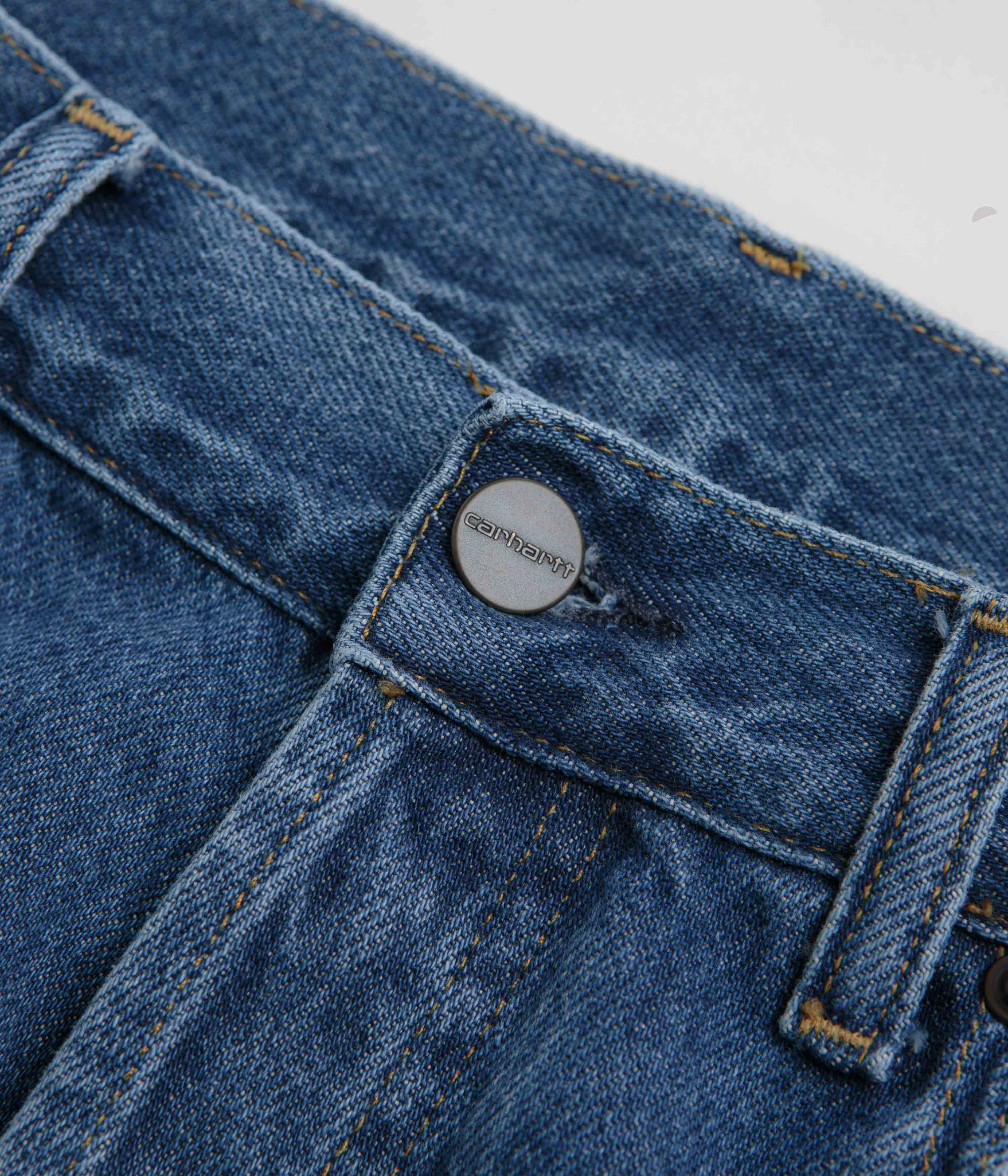 Carhartt Nolan Pants for Men - Heavy Duty Work Pants in Blue Stone Wash | Durable Workwear for Construction, Landscaping & Outdoor Jobs