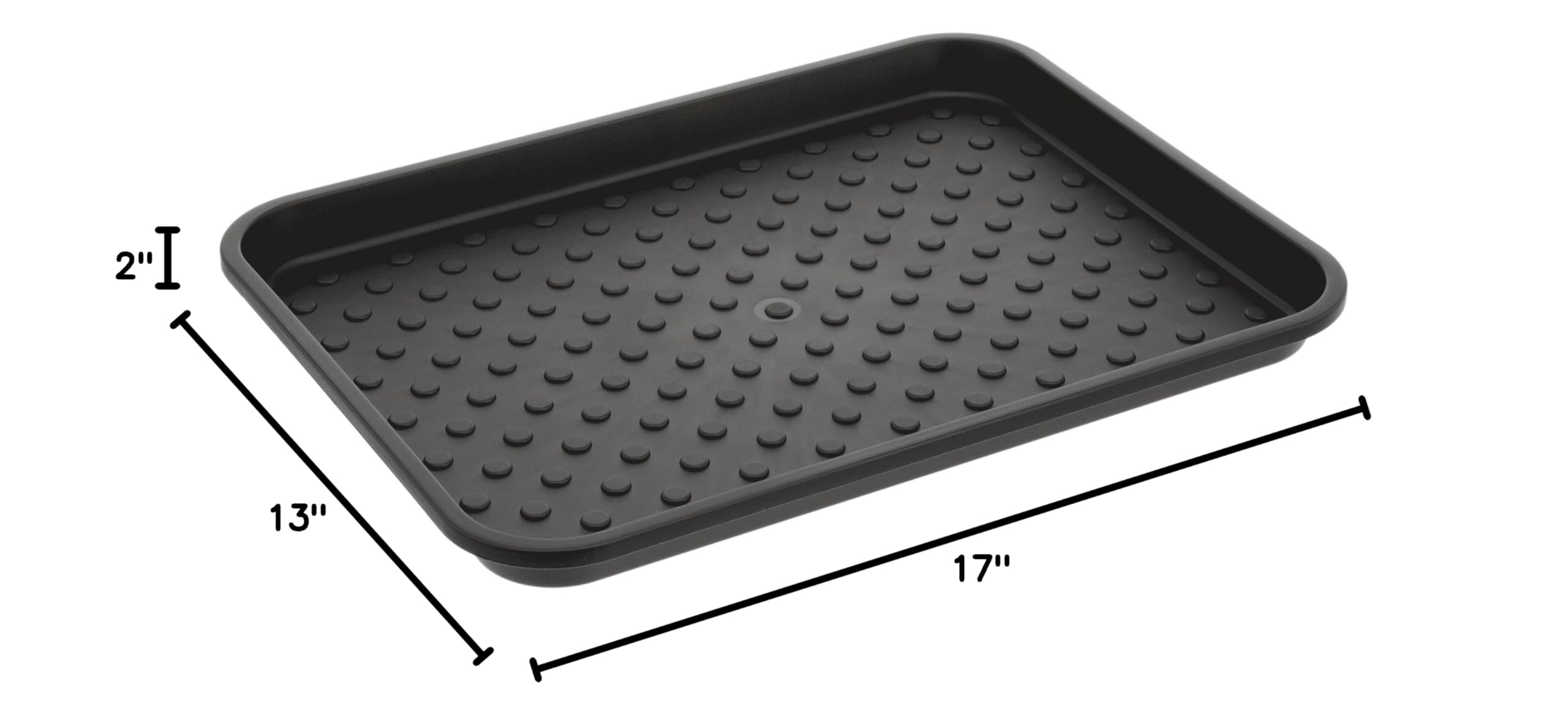 iDesign Plastic Under Sink Mat Tray - 2 Pack, 17