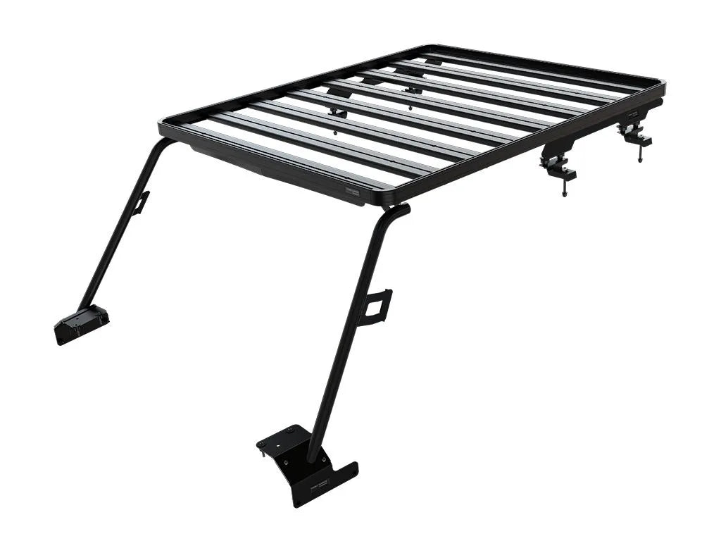 Jeep Gladiator JT Front Runner Outfitters Extreme Slimline II Roof Rack Kit - Heavy Duty Aluminum Cargo Carrier for Off-Road Adventures & Camping Gear Storage