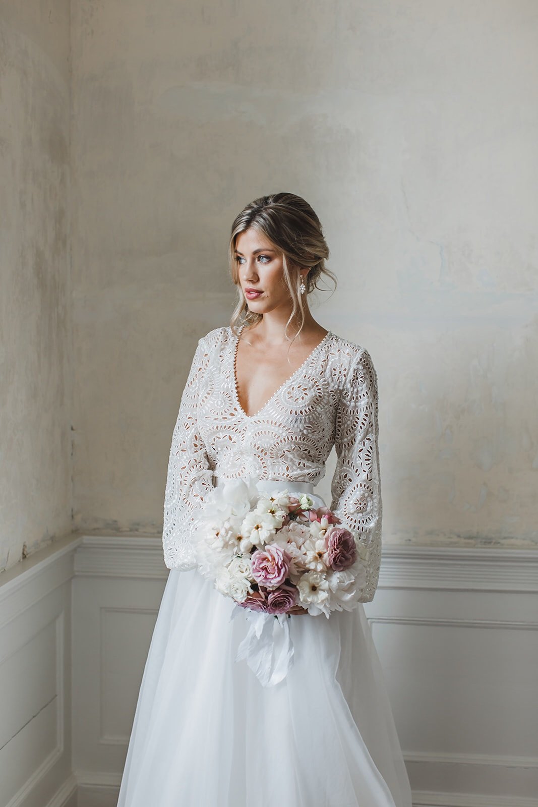JASMINE Bridal Drop Earrings - Elegant Wedding Jewelry for Brides, Bridesmaids & Formal Occasions | Perfect for Weddings, Prom & Special Events