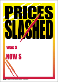 100-Pack Sale Tags - Perfect for Retail Stores, Clearance Sales & Discount Pricing - Heavy Duty & Easy to Use