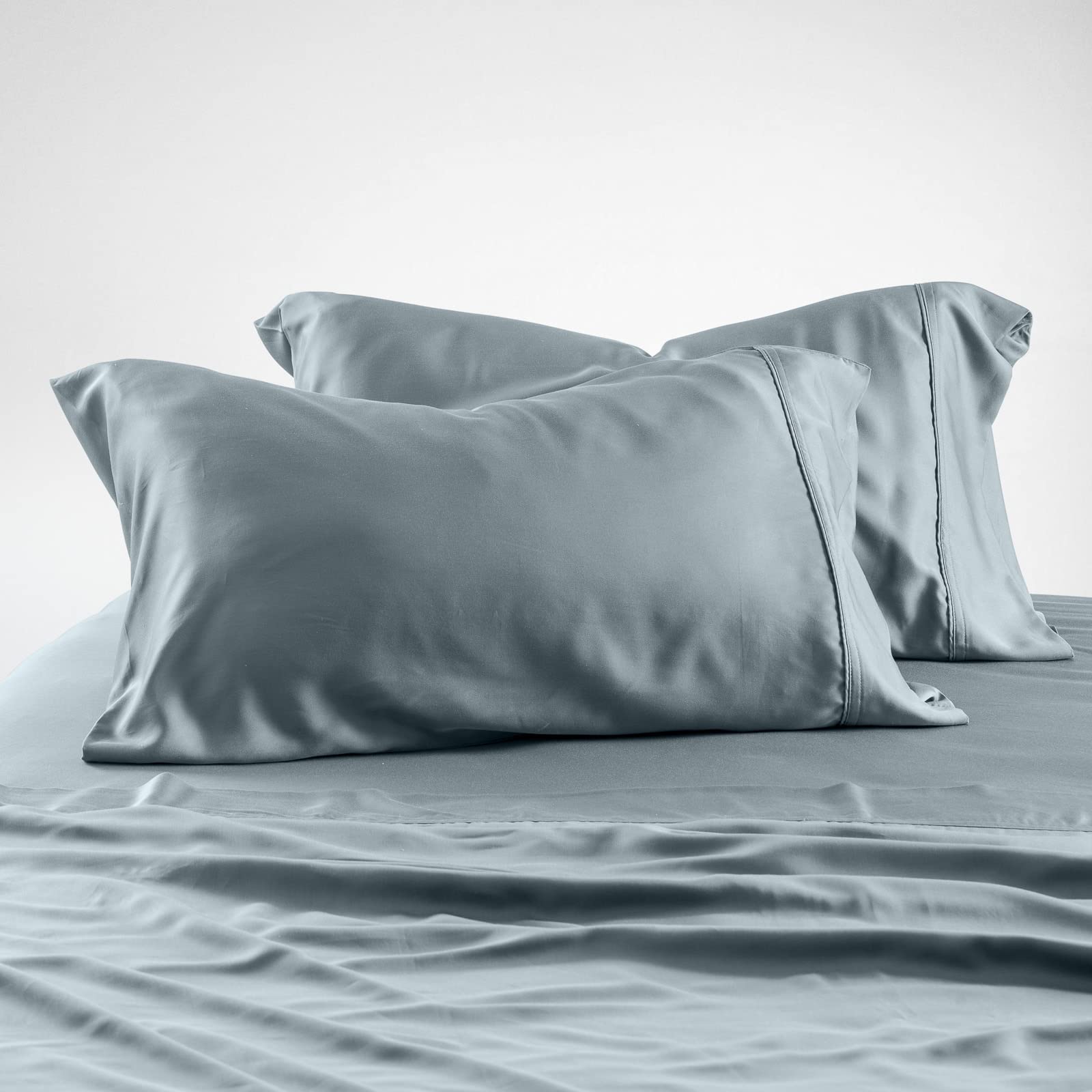Olive + Crate Eucalyptus Sheets Set - Cooling Bed Sheets for Hot Sleepers - 100% Organic Tencel Lyocell Full Size Sheets - Hypoallergenic & Moisture-Wicking - Deep Pocket 54