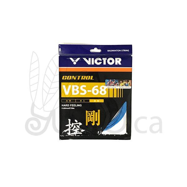 Victor VBS 68 Badminton String - High Performance Nylon Badminton Racket String for Professional Players - Perfect for Tournaments & Training Sessions