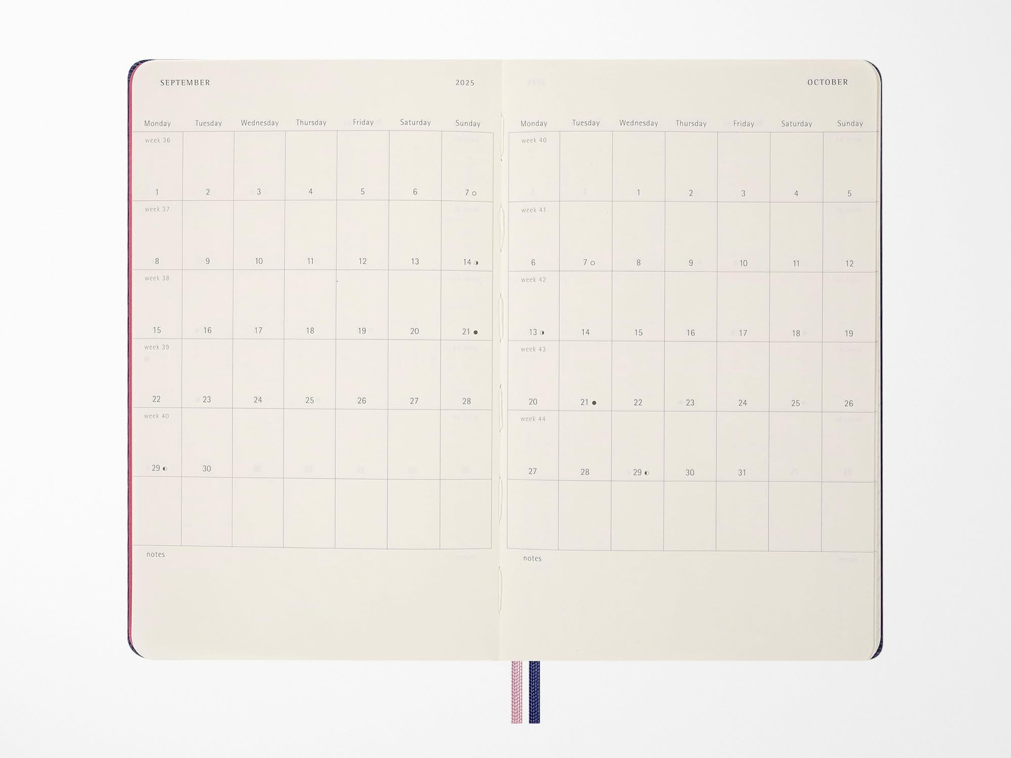 Moleskine Sakura 2025-2026 18-Month Academic Planner with Floral Design - Perfect for Students, Professionals & Organizing School/Work Schedules