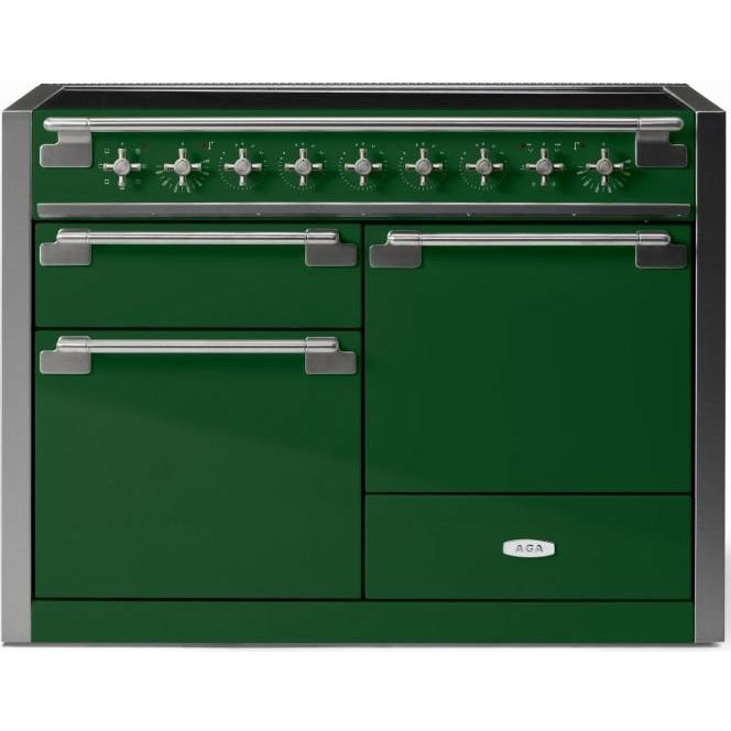 AGA 48-Inch Elise Induction Range with True European Convection - AEL481INCWG - Premium Stainless Steel Cooktop for Modern Kitchens | Perfect for Baking, Roasting & Professional Cooking