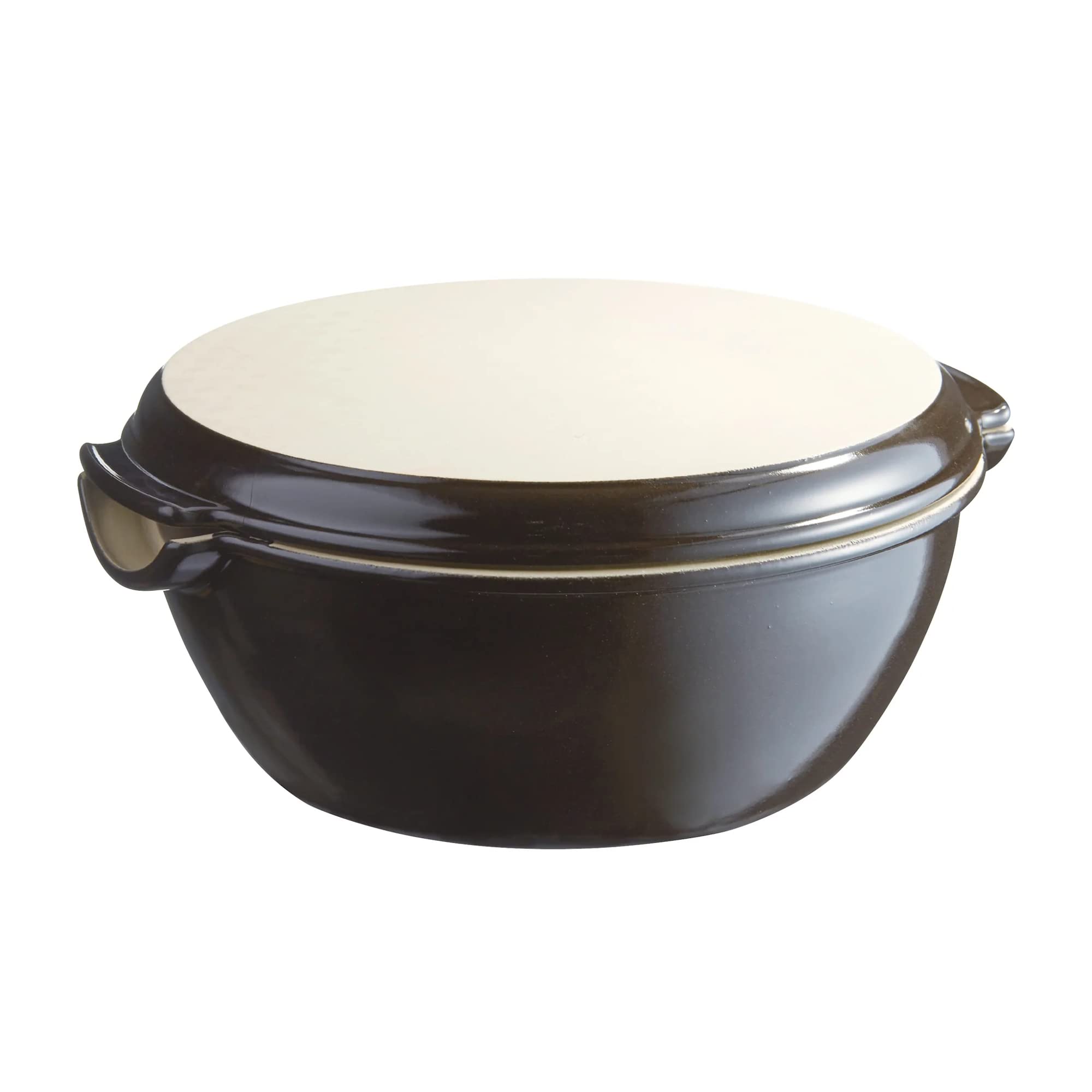 Emile Henry Modern Bread Cloche - 2.5QT Artisan Bread Baker with Lid, Charcoal Grey | Perfect for Sourdough, Baguettes & Homemade Bread Baking | Kitchen & Bakery Essential
