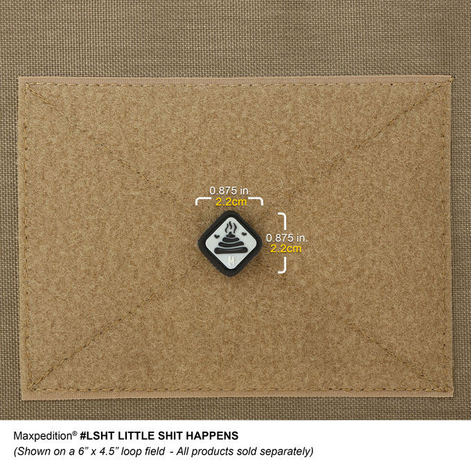Little It Happens Morale Patch - Funny Military Patch for Uniforms & Backpacks - Perfect for Tactical Gear, Cosplay & Everyday Carry