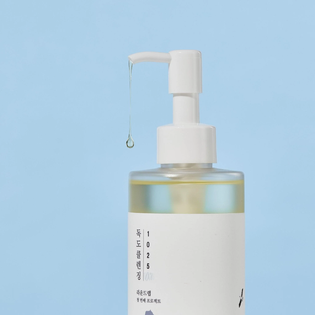 ROUND LAB 1025 Dokdo Cleansing Oil 200ml | Gentle Facial Cleanser for Deep Pore Cleansing & Makeup Removal | Perfect for Daily Skincare Routine & Sensitive Skin Care