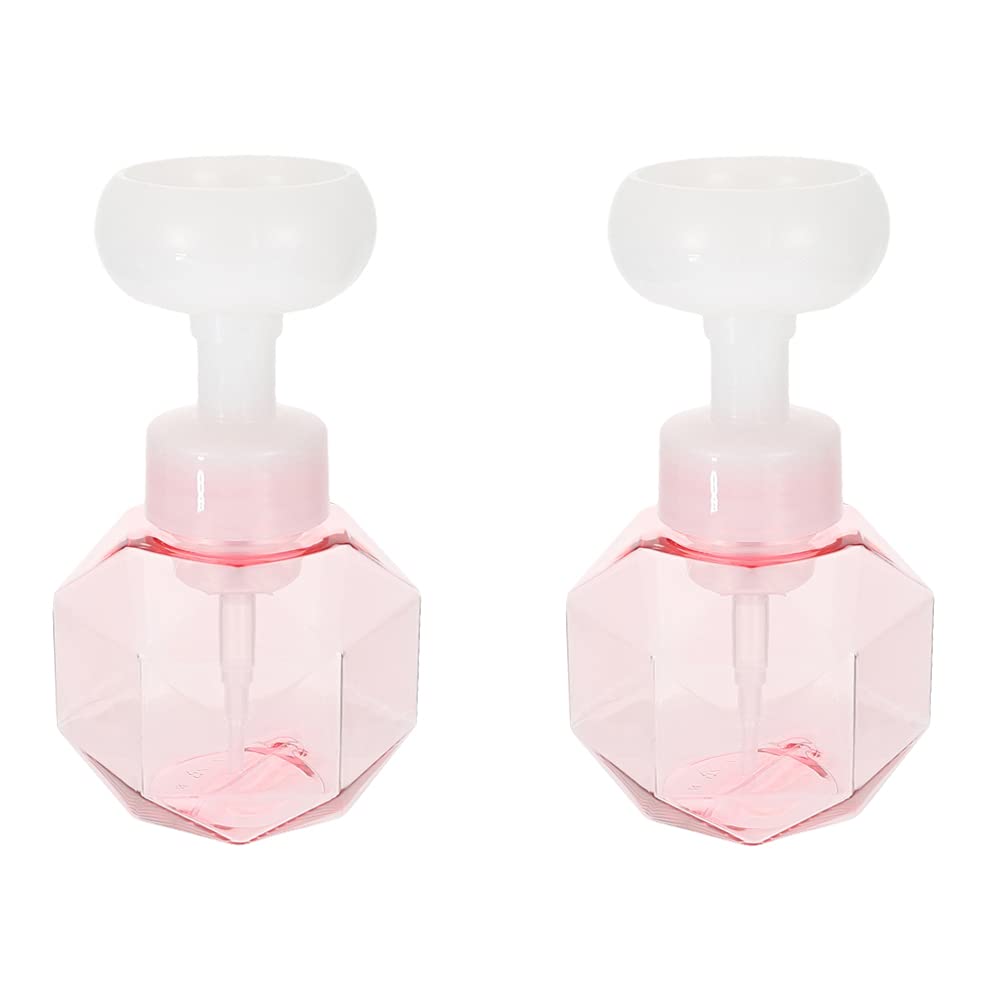 HANABASS 2-Pack Transparent Foaming Soap Dispenser - Milk Frother & Facial Cleanser Bubbler for Travel, Beauty & Household Cleaning | Easy-to-Use Foam Soap Bottle for Hand Wash, Shampoo & Skincare Routine