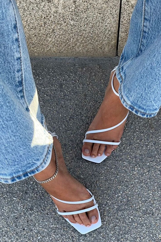 Cyrus White Heels for Women - Elegant High Heel Shoes for Parties, Weddings & Special Occasions - Comfortable Dress Pumps for Evening Events & Formal Wear