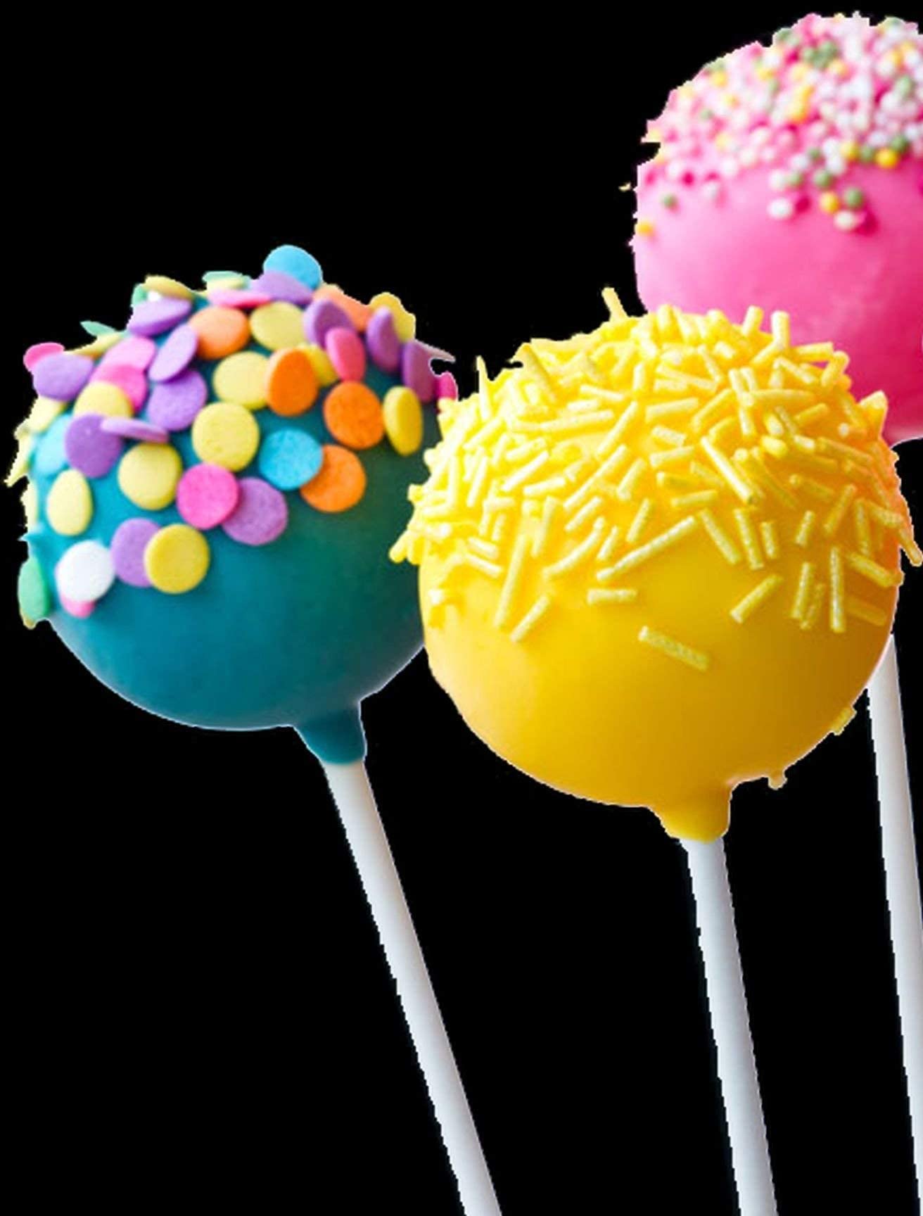 100 Pcs 4.5 Inch Thick White Cake Pop Sticks - Premium Paper Sticks for Cakepops, Lollipops, Hard Candy, Suckers, Chocolates, Rice Krispie Treats & Cookie Pops - Perfect for Birthday Parties, Baby Showers & DIY Dessert Decorations