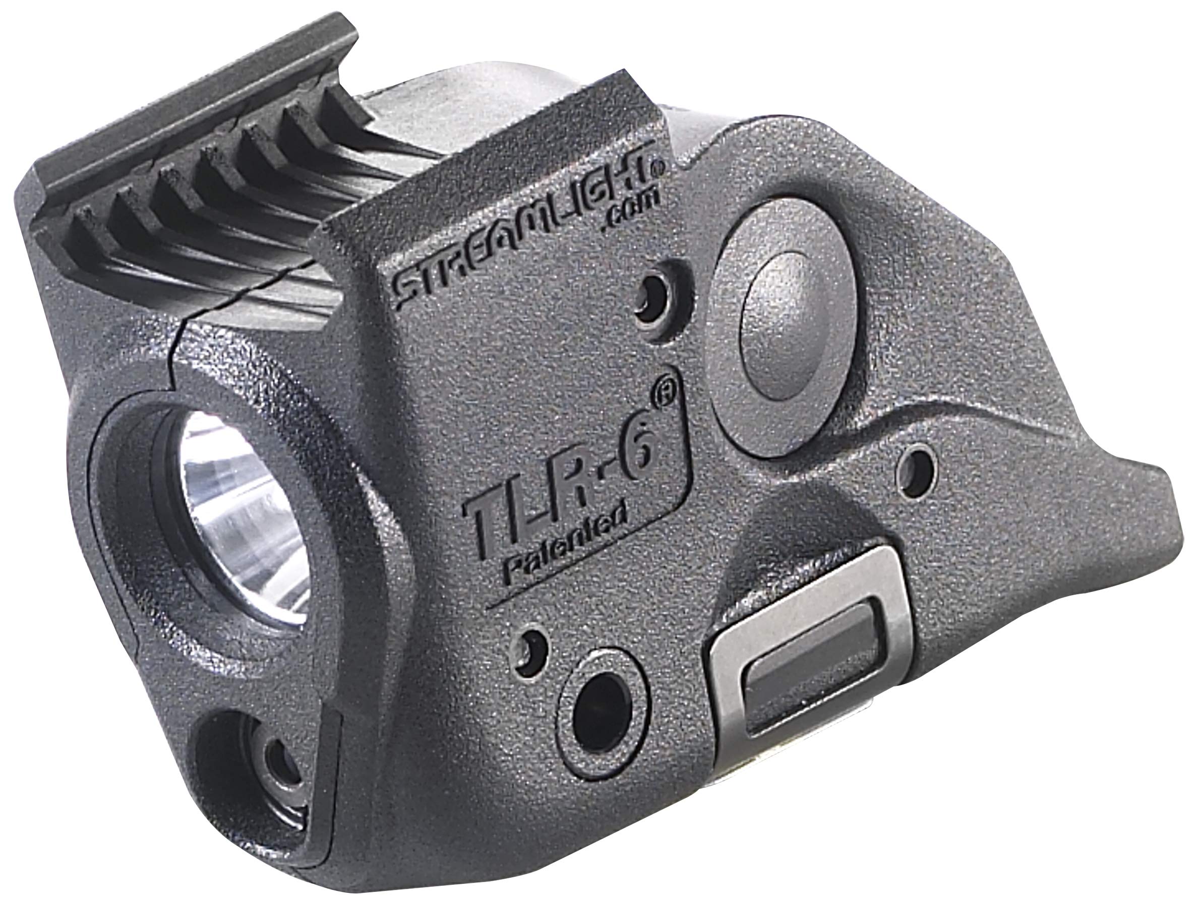 Streamlight 69293 TLR-6 Tactical Pistol Flashlight 100 Lumen with Red Laser - Compatible with M&P Railed Handguns - Perfect for Home Defense, Tactical Training & Night Shooting (Black)