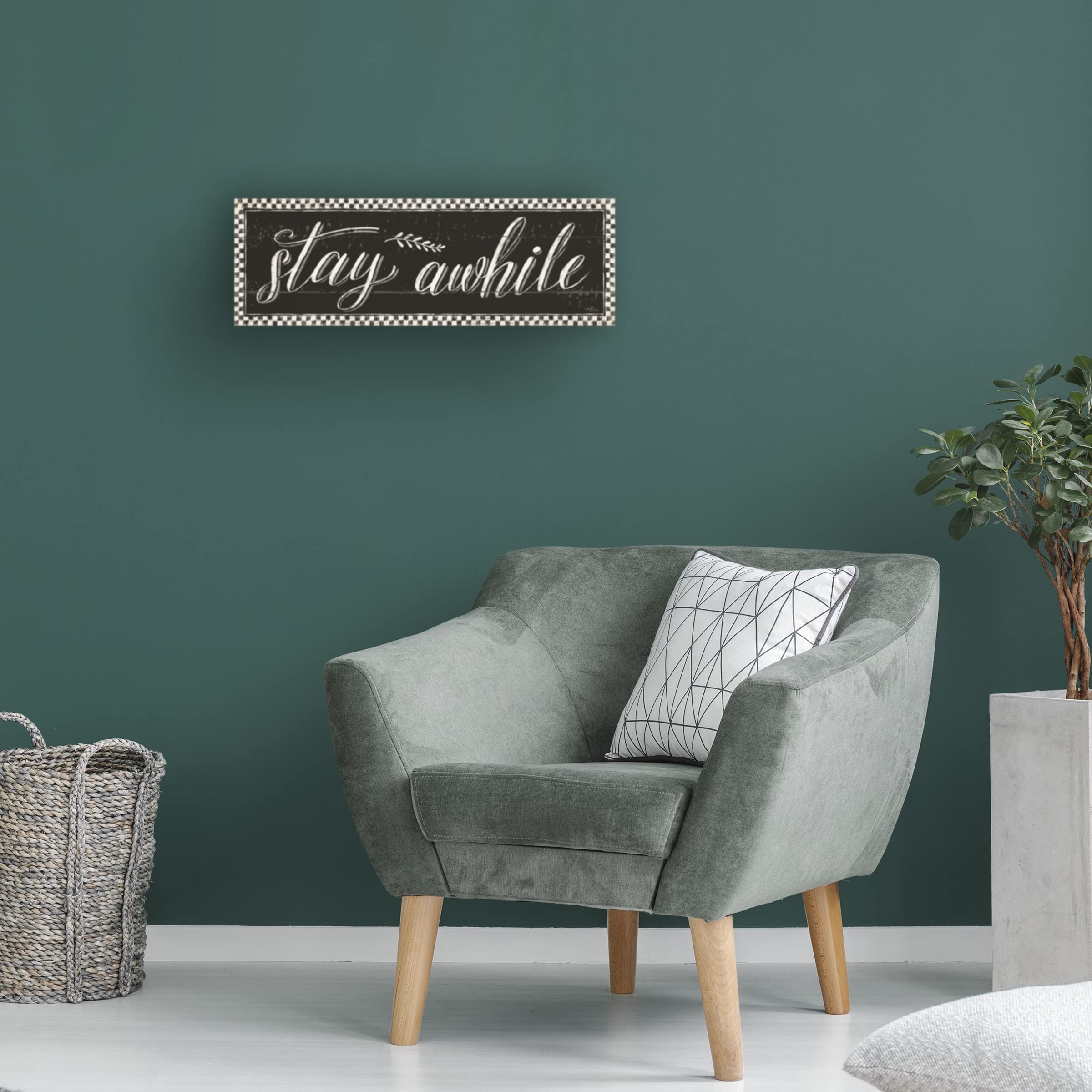Trademark Fine Art 'Country Thoughts III Black' Canvas Wall Art by Janelle Penner - Rustic Farmhouse Decor for Living Room, Bedroom & Office