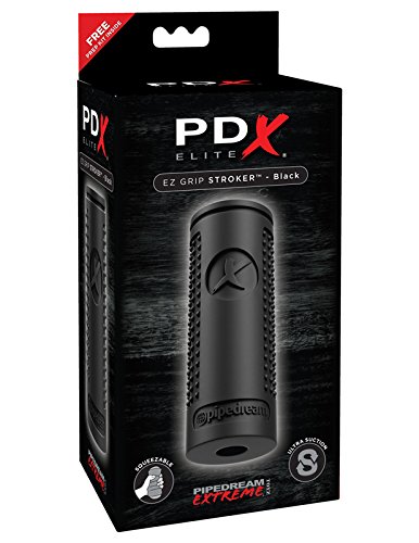 Extreme Toyz Elite Ez Grip Stroker - Premium Male Adult Toy for Enhanced Pleasure | Soft Grip Design, Black | Perfect for Solo Play & Couples Intimacy