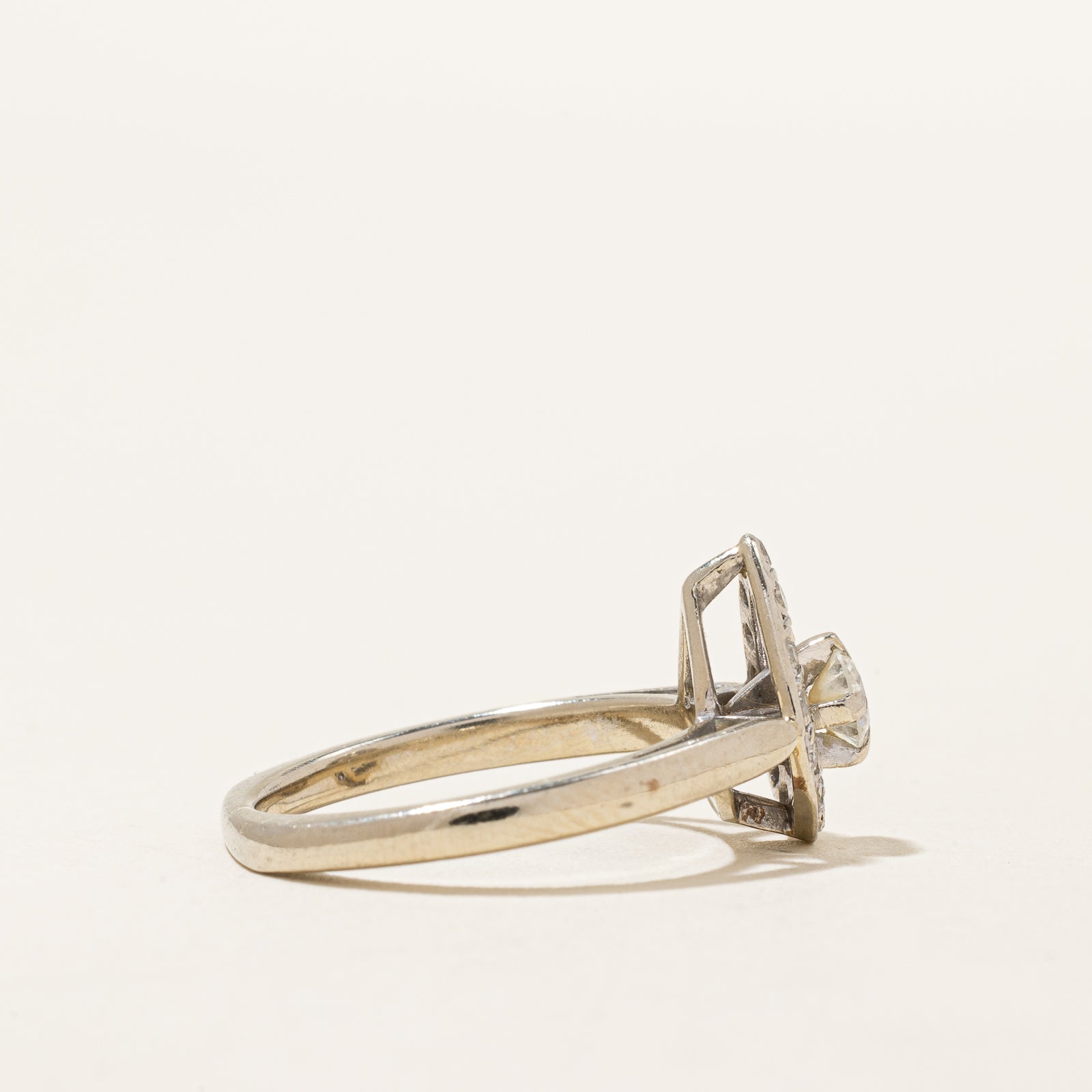 0.33ctw Diamond Pear Shaped Ring - Size 4.75 | Elegant Solitaire Engagement Ring for Women | Perfect for Proposals, Anniversaries & Special Occasions