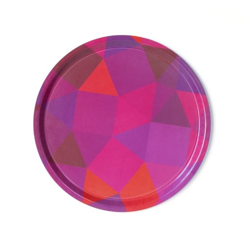 Prismatic Tray Pink Orange - Stylish Serving Tray for Home Decor