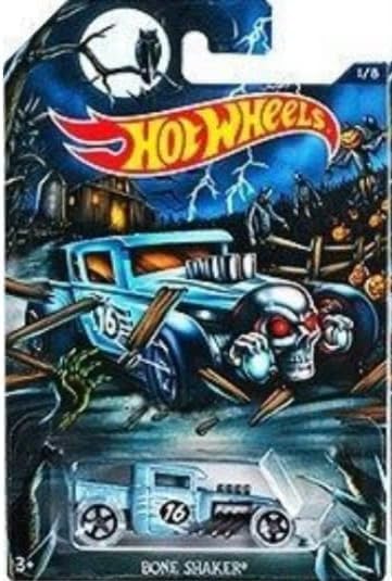 Hot Wheels 2016 Halloween Complete Set of 8 Limited Edition Diecast Cars - Rare Collectible Toy Vehicles for Display & Play - Perfect for Halloween Decorations, Gift Giving & Car Enthusiast Collections