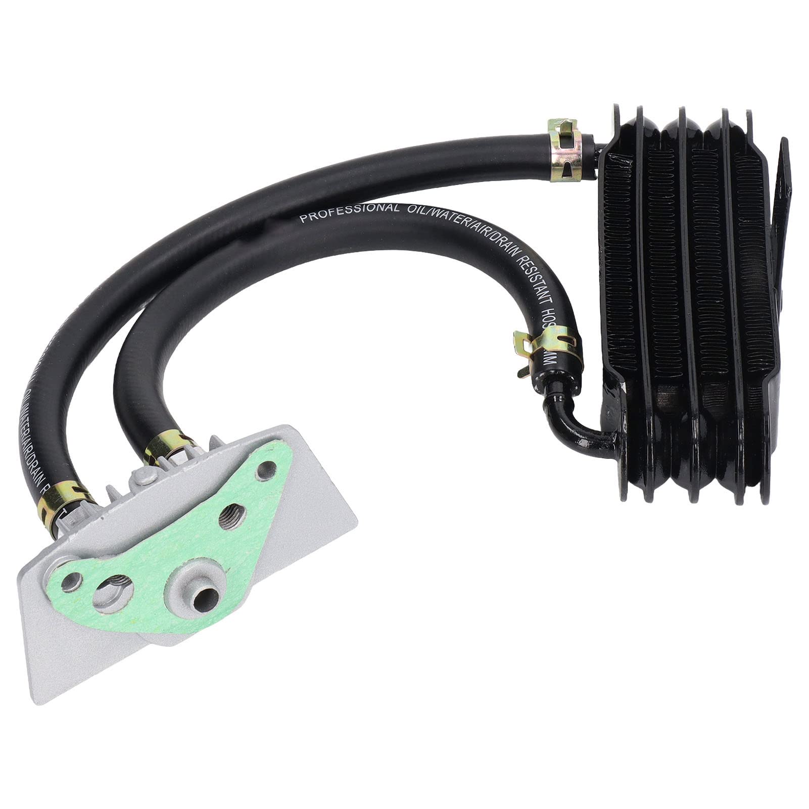 High-Performance Transmission Oil Cooler for Motorcycles - Durable, High-Temperature Resistant & Efficient Engine Cooling System - Perfect for Racing, Off-Road & Long-Distance Riding