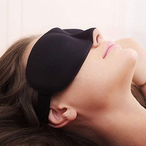 Prostuff.in Sleep Eye Mask - Updated Light Blocking Design, Soft & Comfortable Night Eye Mask for Men & Women - Perfect for Travel, Sleeping, Shift Work & Meditation (Pack of 1)