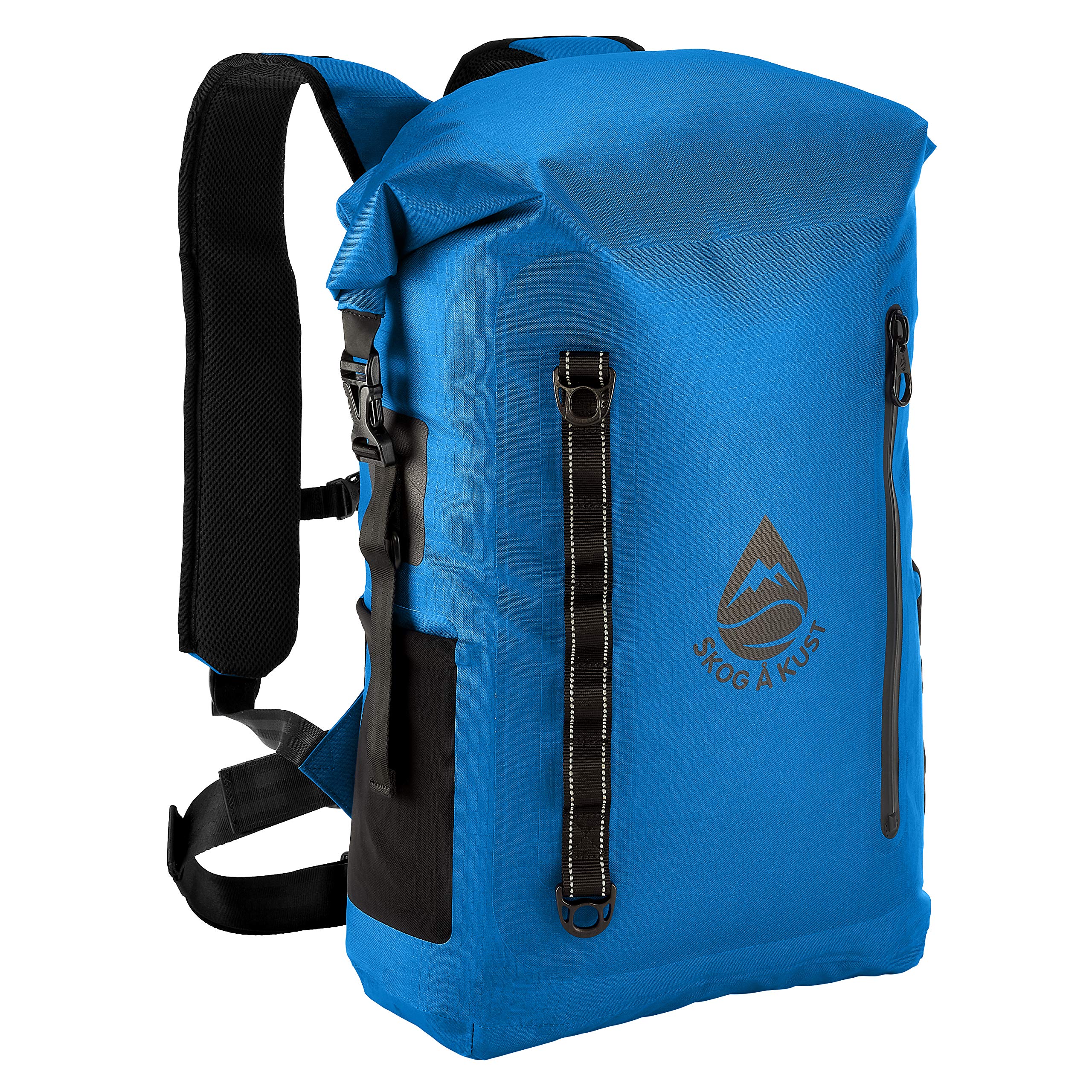 Skog Å Kust BackSåk Pro Waterproof Floating Backpack with Exterior Airtight Zipper Pocket - Perfect for Kayaking, Boating & Water Sports | Durable Dry Bag for Outdoor Adventures