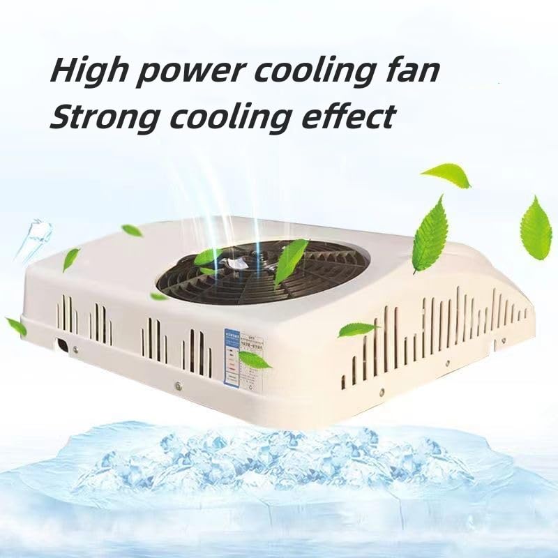 24V DC Air Conditioner for Trucks, RVs, Buses & Heavy Vehicles - Heating & Cooling Roof AC Unit - Ideal for Campers, Excavators & Agricultural Equipment