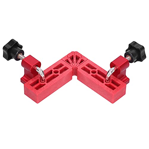 Right-Angle Woodworking Corner Clamp 120x120mm - Portable Plastic Corner Clip for Precise Splicing & Positioning - Perfect for DIY Projects, Picture Frames, and Furniture Assembly