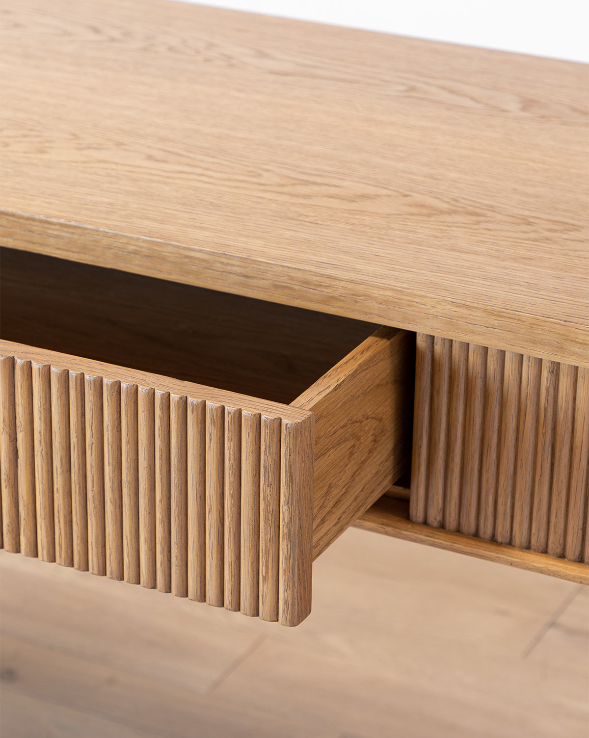 Modern Wooden Console Table with Storage - Mid-Century Design for Living Room, Entryway & Hallway - Perfect for Home Decor & Organization