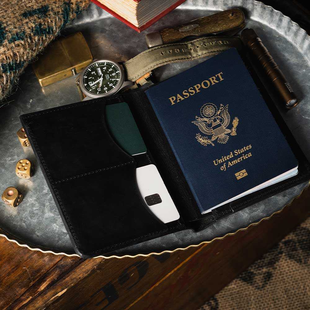 Premium RFID Blocking Passport Holder Wallet - Travel Organizer for Secure Document Storage | Perfect for International Flights, Vacations & Business Trips