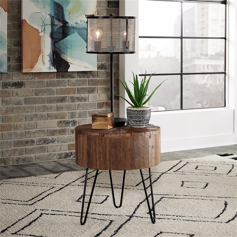 Liberty Furniture Industries Canyon Accent End Table - Modern Side Table for Living Room, Bedroom & Office - Perfect for Coffee, Books & Decor