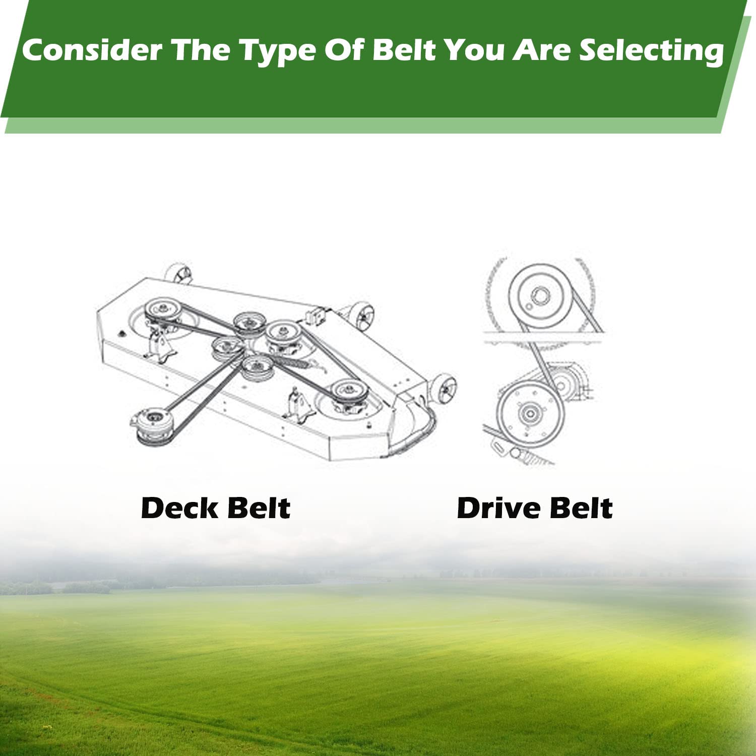 Aramid Cord Deck V Belt 5/8